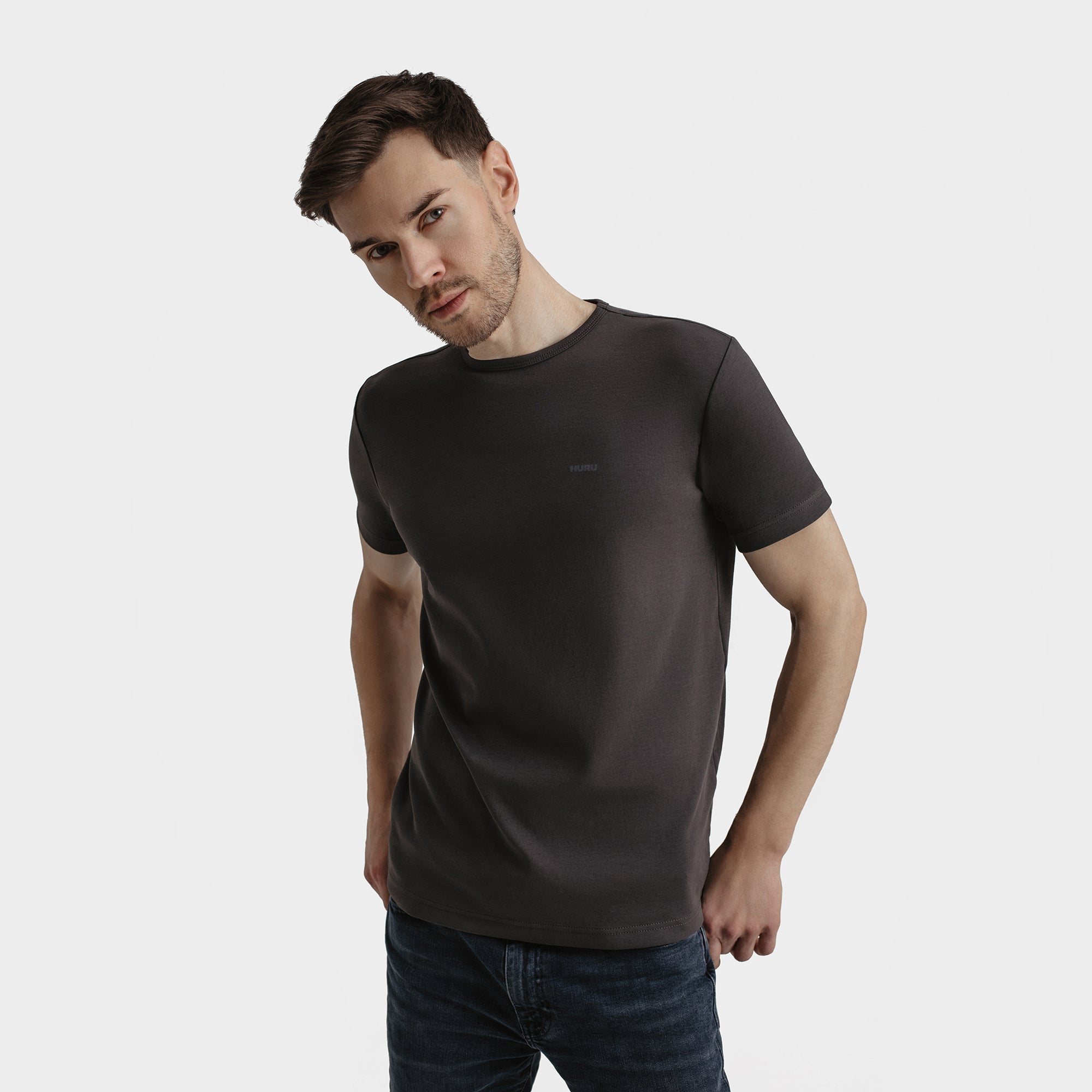 Buy GlamWiz Mens Round neck Casual Classic T- Shirt with Pinholes at