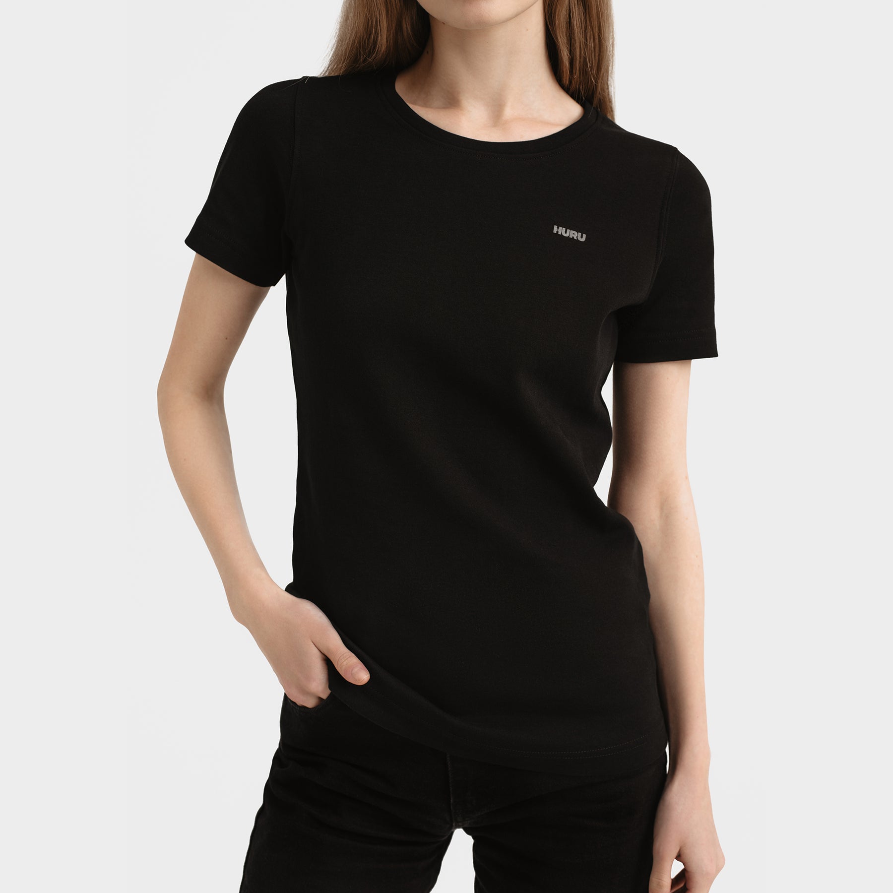 Buy Bodycare Women Round neck Half Sleeve Cotton T-shirt in Black colour -  1pcs - TS21-BLK online
