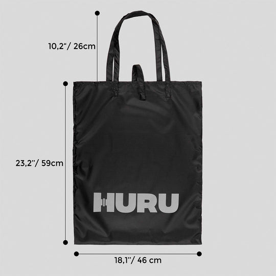 HURU Large Waterproof Tote Bag, Shopper